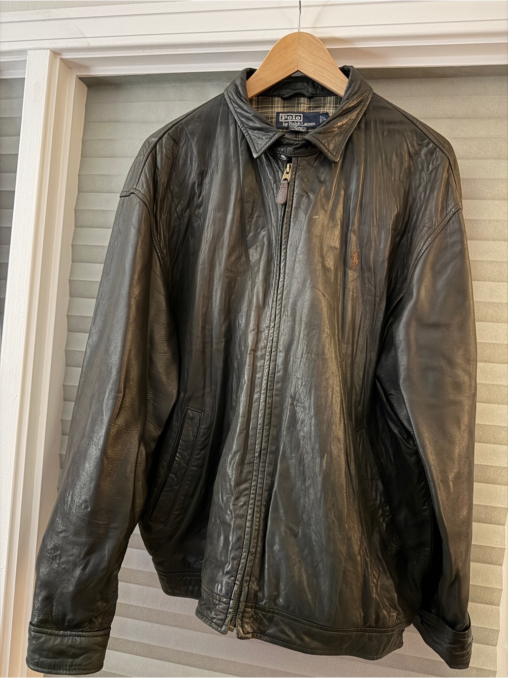 Ralph Lauren Polo *Buttery-soft Leather* Bomber Coat